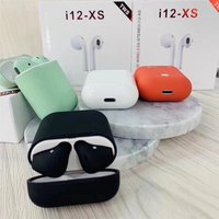 Wireless Earbuds Stereo with Microphone Charging Case Wireless Earphones Headphones in-Ear Earbuds Noise Cancelling i12 XS TWS