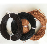 Pink,Red,Brown,Yellow,Purple Color Round Leather Cord