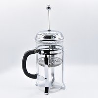 Heat Resistant Borosilicate Glass French Press Coffee Maker