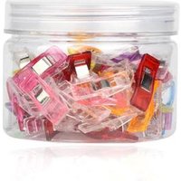 50Pcs Mixed Plastic Wonder Clips Holder for DIY Patchwork Fabric Quilting Craft Sewing Knitting Clips Home Office Supply