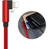 Tinderala Double 90 Degree Elbow Mobile Cell Phone Fast Charger Game Micro Type C 8Pin Data Gaming Charging USB Cable for iphone