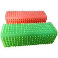 Pet hair remover grooming tool cat dog massage rubber comb fur slicker brush