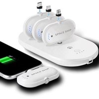 new mini magnetic portable finger power bank wireless fast charger for iphone