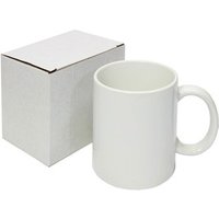 New Bone China Personalized 11oz Mugs Logo Ceramic 36pcs Sublimation Plain Coffee Mugs for Heat Transfer