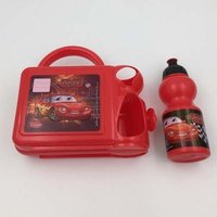 Plastic Bento Lunch Box Water Bottle