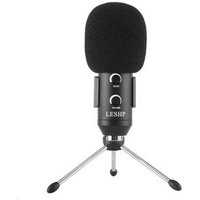 LESHP Volume Reverberation Condenser Network K Song Dedicated Microphone for Chat Rooms Radio Stations