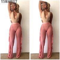 Mesh Beach Bikini Cover Up Trousers