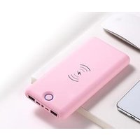 Wireless Power Bank 20000 mAh Fast Charge Portable Charger External Battery Pack with Built-in Flashlight