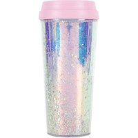 food grade double wall transparent 16oz coffee glitter reusable drinking custom plastic cup