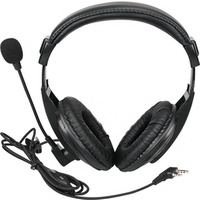 Retevis Walkie talkie racing noise cancelling headset 2 pin Boom Mic Headphone for H777 RT21 RT22 Kenwood TK Baofeng 2-Way Radio