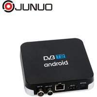 JUNUO Set Top Box Manufacturers Android Digital TV Receiver Free to Air MPEG4 HD DVB T2 ott tv box for LED TV