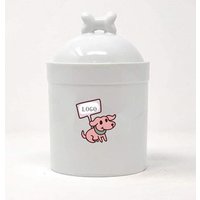 Customized Ceramic pet food storage container Dog biscuit treat jar