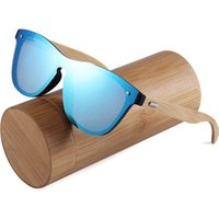 2018 womens eco friendly flat lens colorful bamboo oculos de sol masculino