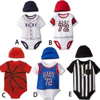 Basketball Romper Matching Hat