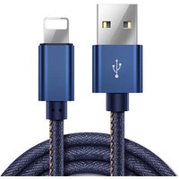 High Quality Usb Mobile Phone Jeans Cable For Iphone Fast Charger Usb Data Cable