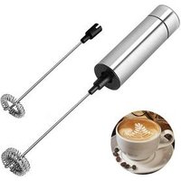 Electric handheld stainless steel automatic cream milk frother triple spring mixer stirrer coffee beater