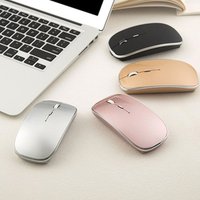 Wireless Bluetooth Mouse Silent Mouse Rechargeable Ergonomic Mouse 2.4Ghz USB Optical Mice For Laptop PC