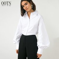 Loose Tunic Blouse Turn Down Collar