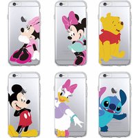 Funny Minnie Mickey Cartoon Donald Duck Daisy Soft Phone Case Fundas Coque For iPhone 7 7Plus 6 6S 6Plus 5 5S 8 8Plus X