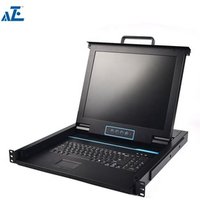 1U Single-Port KVM Console for Server Rack - 17 inch