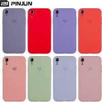 For Apple iPhone Silicone Case With Customized Logo Liquid Silicone Cover Fiber Inside Silicon Back Cover For iPhone XR XS MAX