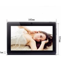 Q88 Android Tablet pc Allwinner A33 ROM 4GB Capacitive Screen / 10.1 inch tablet factory
