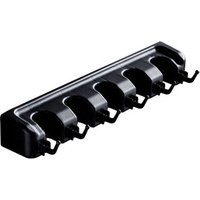 Magnetic 5 Position Broom Mop Holder 6 Hooks