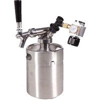 SSKEG Stainless Steel Wide Mouth Pressurized Keg 2 Liter 64 oz beer growler