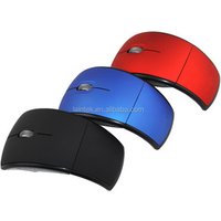 2019 pantone colour customs brand OEM logo colourful promotion optical USB dongle foldable wireless mouse
