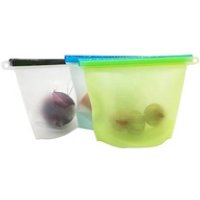 Factory Price Wholesale reusable silicone food storage bag, Reusable Keeping Fresh Silicone Food preservation Storage Bag