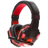 headband style wired led light up gamer headphones with microphone headphones for gaming