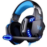KOTION EACH G2000 Gaming Headphones With Mic LED Light Over Ear Wired Headset For PC Game