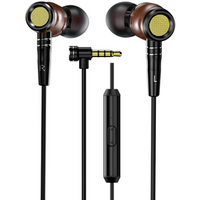 TOTU Wired headset 3.5mm in Earphone 4D stereo surround Deep bass with Mic for iphone