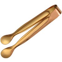 Fancy Metal type copper ice tongs, rose gold mini cube sugar tongs