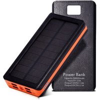 amazon best seller customer logo ce 4 usb 20000mah 24000mah waterproof rugged solar power bank external battery charger with led