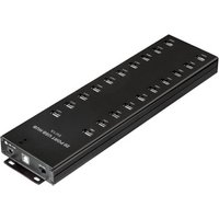 Sipolar 20 Port USB 2.0 Hub 20 Charger and Syncs Port with 12V 8A Desktop Power Adapter A-805