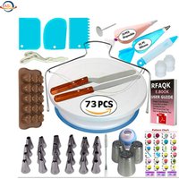 Amazon Hot Sale Cake Decorating Tools Baking Supplies Fondant Tools Cake Decorating Tools Kit Piping Icing Tips Supplies Set