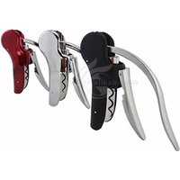 Multipurpose Wine Bottle Opener Corkscrew with Foil Cutter Promotional Customized Stainless Steel Metal Wine Opener