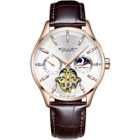 SOLLEN tourbillon mechanical wristwatch men fashion watches men wrist wholesale leather automatic SOLLEN watch