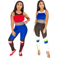 Fitness Yoga Leggings Top Set