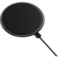 Cheap Wireless Charging fast LED light Metal Wireless Fast Charger Qi Phone Charging Pad