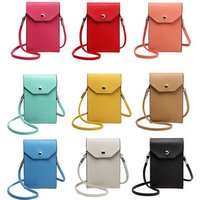 Girls PU Leather Mobile Phone Bag Case Pouch Cross Body Purse Small Shoulder Bag