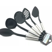 5 Piece Nylon Stainless Steel Kitchen Utensil Set