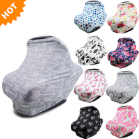 Polyester multi-use nursing cover baby car seat cover carseat cover scarf breastfeeding