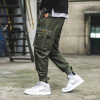 High Quality Custom Logo Mens Blank Loose Cargo Jogger Pants Mens