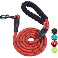Wholesale Customized Strong Dog Leash with Comfortable Padded Handle and Highly Reflective Threads Dog Leashes