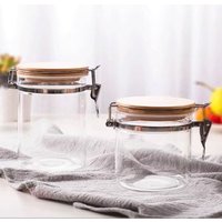 Borosilicate Glass Food Storage Jar Lid