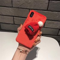 2019 New Arrivals Plush Fur Cute Cellphone Case for iphone X XS