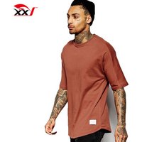 Pima Cotton Curved Hem T Shirt