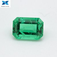 Lab Grown Loose Emerald Stone with Natural Inclusion Price Per Carat for Emerald Ring